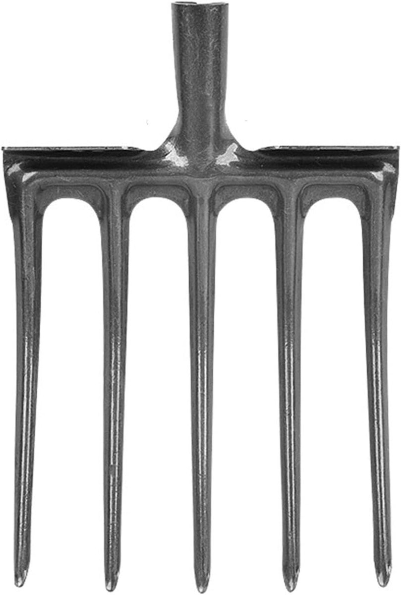 Digging Fork Garden Fork Tools Carbon Steel Garden Digging Fork Practical Garden Equipment (B) - ShopVlot