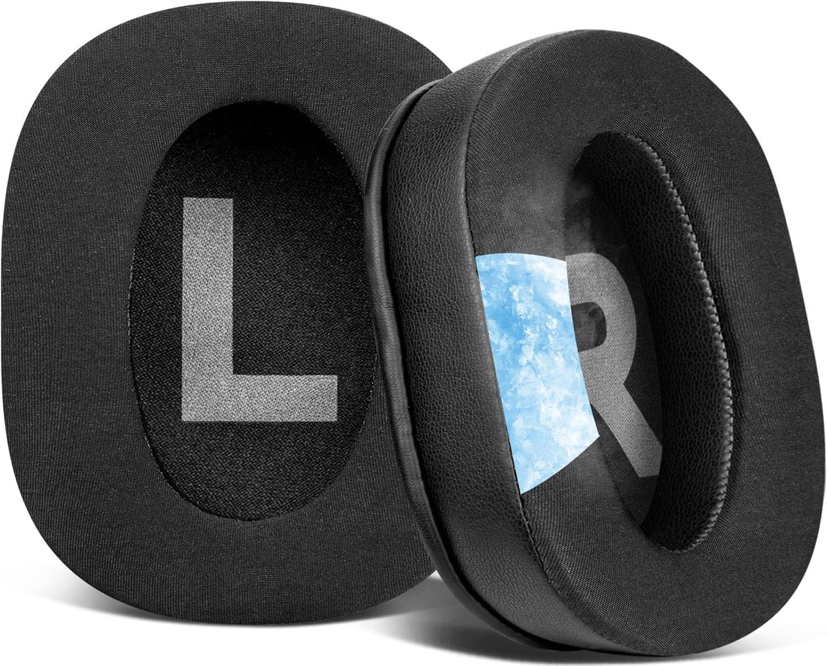 SnelShoppen - Vervangende Koel Gel Oorkussens voor Headset Rig 700/800 Pro, Comfortabele Earpads, Ademend Ijszijde, Perfecte Pasvorm, Zwart