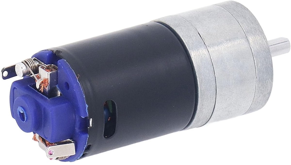 SnelShoppen - DC 12 V Transmissiemotor D-type Elektrische Micro-Snelheidsreductiemotor met Hoog Draaimoment voor Doe-Het-Zelf Robotrotatie - Volledig