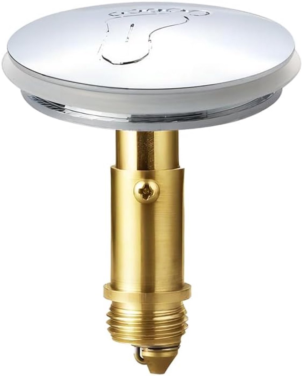 SnelShoppen - Pop-Up Stopper voor Wastafel 43mm - Messing Afvoerplug - Vervangend Onderdeel voor Badkamer - Duurzaam en Roestbestendig - 1 Stuk