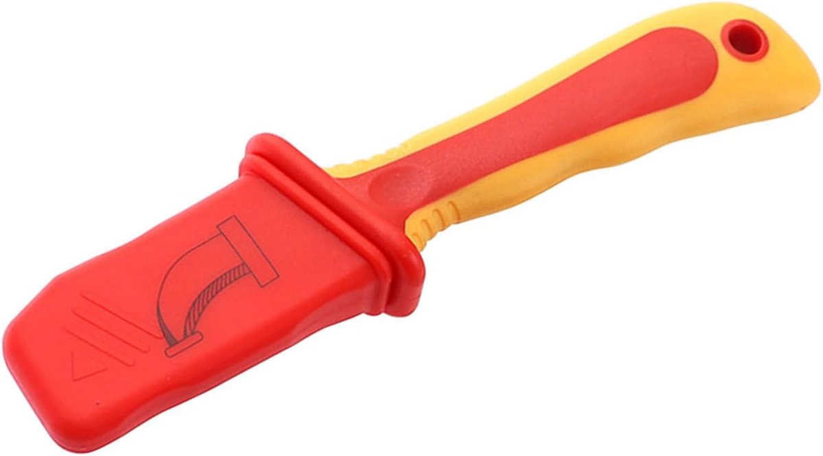 SnelShoppen - Elektricien Mes, Geïsoleerd Demontagemes 1000V, Geïsoleerd Antimagnetisch Kabelafschilmes voor Kabelsplitsen, Draadstrippen
