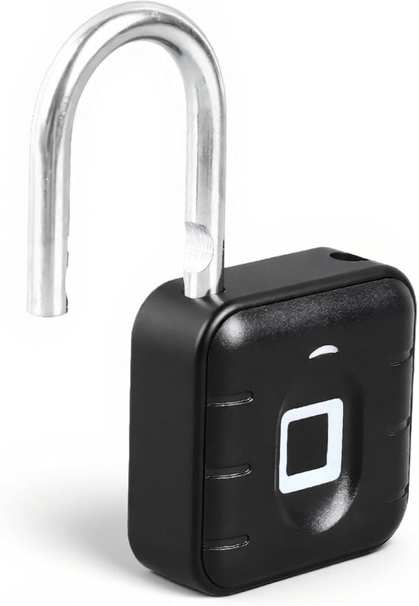 Slimme Vingerafdruk Hangslot met Bluetooth Ontgrendeling en Snelle Identificatie - IP67 Waterdicht voor Kluis, Lockers en Meubels
