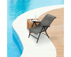 Badstof Overtrek - Stoel Handdoek - Tuin Zomerklaar - 100% Katoen - 130 x 60 cm - Diverse Kleuren