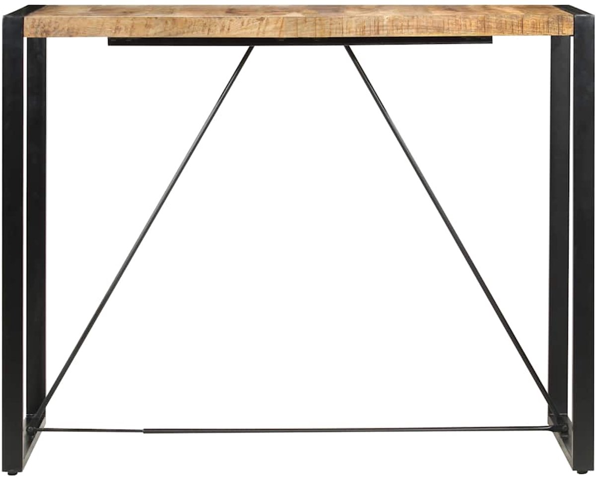 vidaXL Bartafel - 140x70x110 - cm - massief - mangohout Lichtbruin