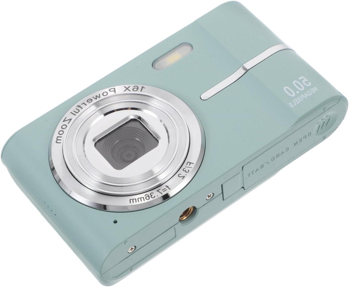 Mini Digitale Camera - Vlogcamera Compact - Vakantie Vriend - 16x Digitale Zoom - 9.7 x 5.5 x 2.2 cm