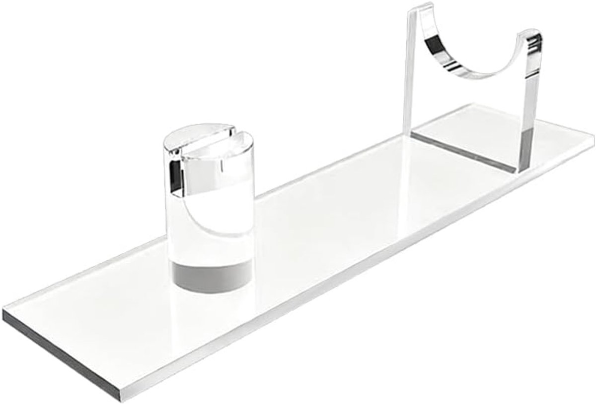 SnelShoppen - Messtandaard, Meshouder, Acryl Deskstand, Vaste Houder voor Verzameling en Opslag, Keuken en Cabin Decoratie, Stabiele Plaatsing, Geschi