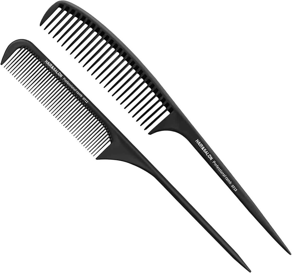 SnelShoppen - 2 Stuks Haarcombs, Fijne Kam, Anti-Statische Haarstyling Kam, Hittebestendige Kam, Professionele Kammen voor Vrouwen en Mannen