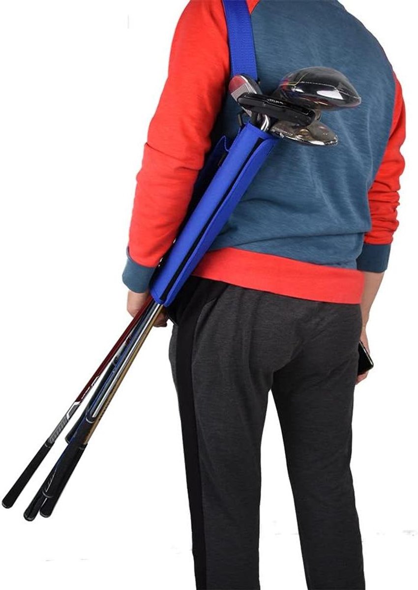 Golf Club Tas - Mini Golftas - Oefenen op de Driving Range - Opvouwbaar en Lichtgewicht - Niet gespecificeerd - Zwart