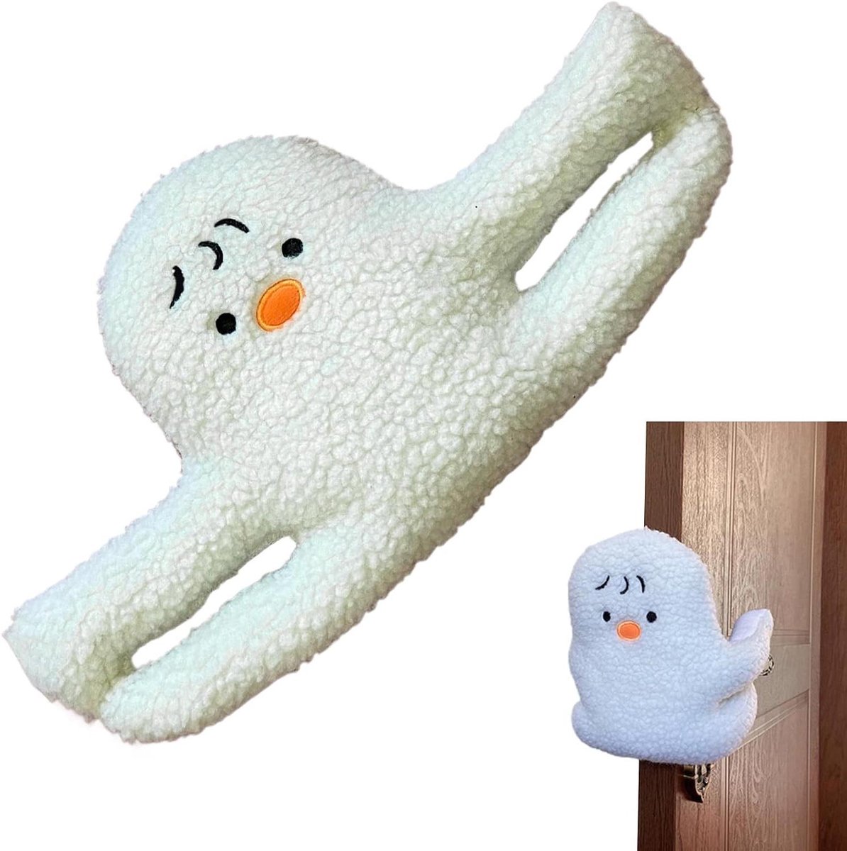 Deurstopper Vingerbescherming - Kinderveilig Kussen Schuim - Babykamer Beveiligen - Voorkomt Dichtslaande Deuren - 40 x 20 cm - Eend