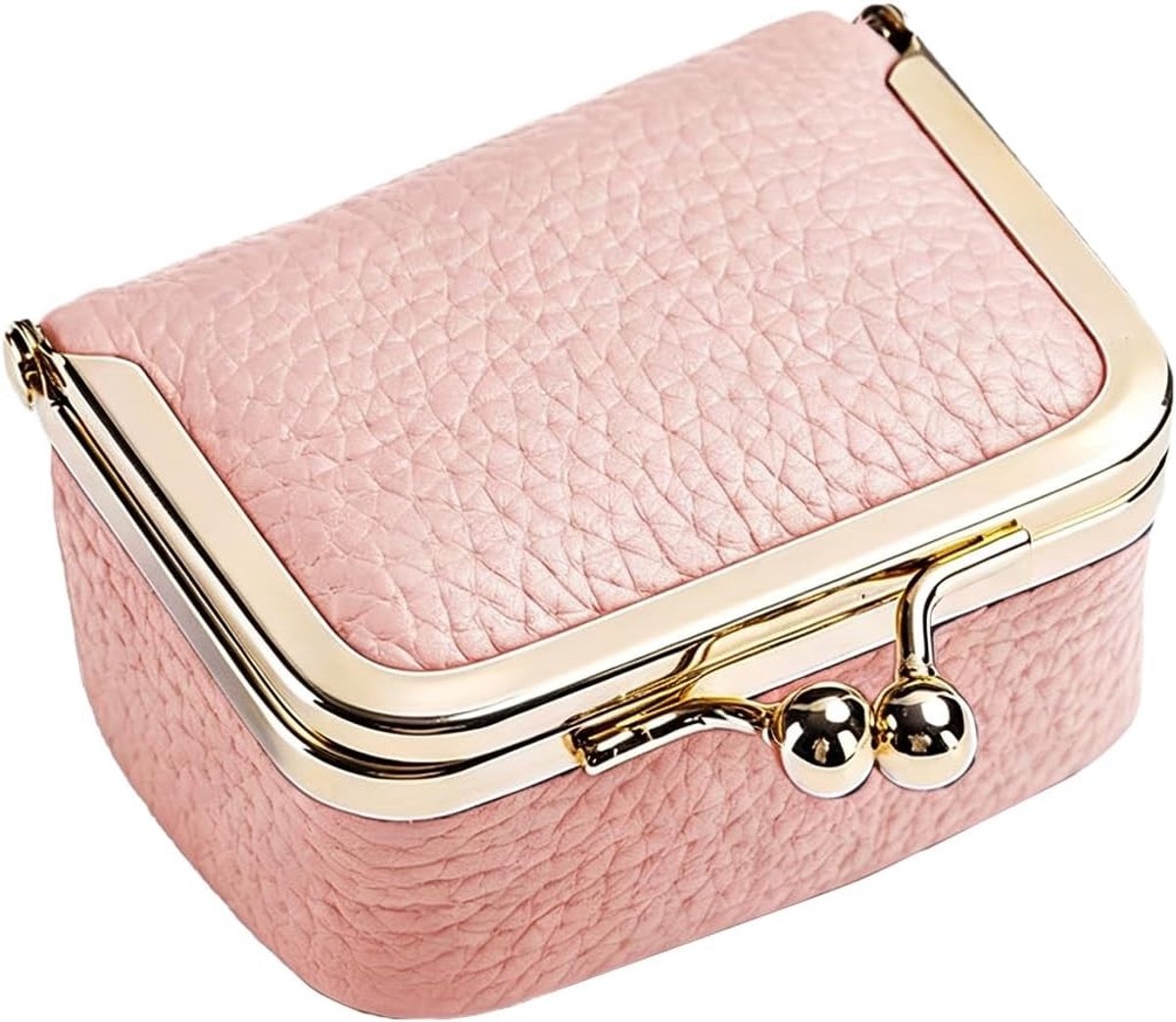 Mini Reis Sieradendoosje - Roze - Draagbare Sieraden Organizer voor Ringen, Oorbellen, Kettingen en Armbanden