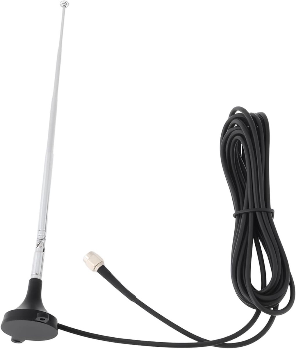 SnelShoppen - Outdoor FM Antenne Audio RG174 Coaxkabel 3 meter 88-108MHz 75ohm 21cm Geschikt voor HiFi en Audio Apparatuur