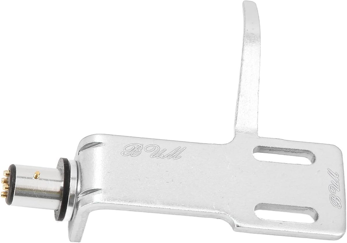 SnelShoppen - SIXRUN Phonograaf Platenspeler Headshell, Aluminium Legering, Duurzame Cartridge Houder voor Professionele DJ's en HiFi Liefhebbers (ZIL