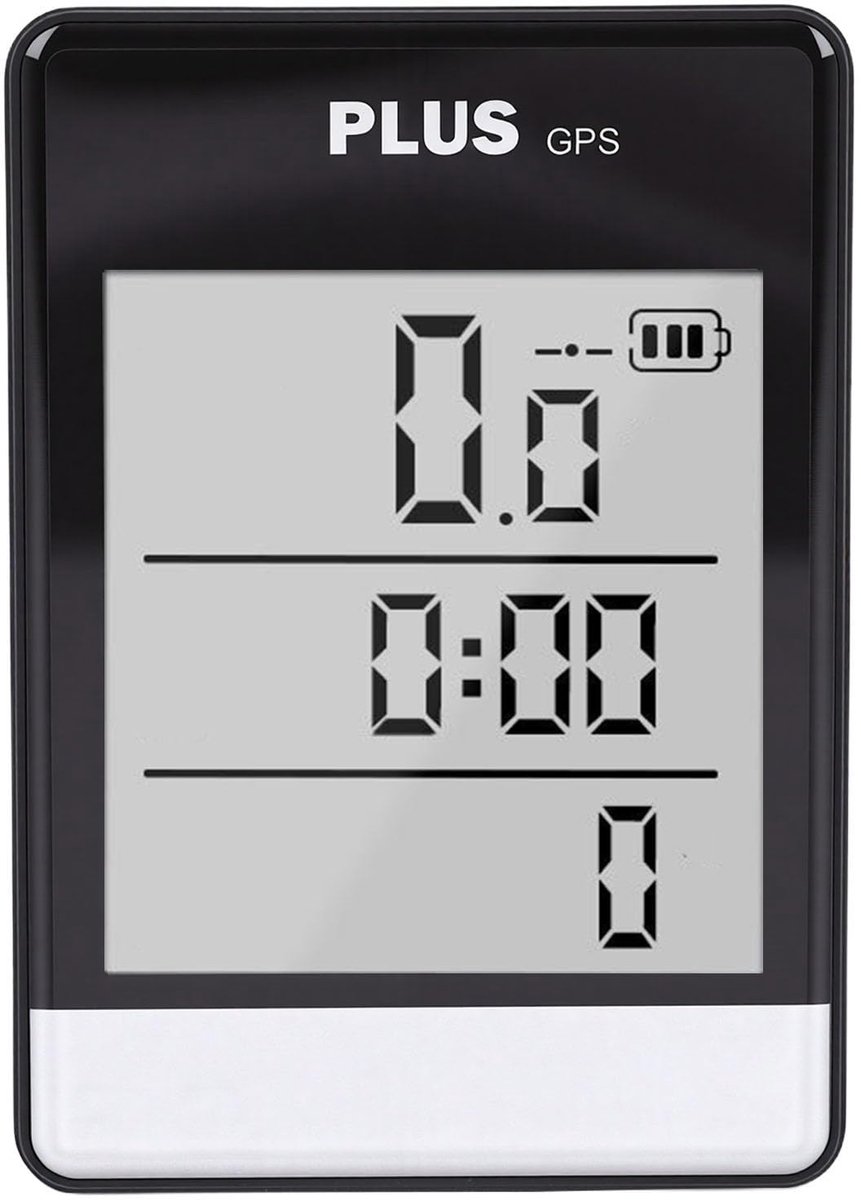 SnelShoppen - Draadloze Fietssnelheidsmeter met 3,26 Inch Verlicht LCD-scherm, IPX6 Waterdichte Fietskilometerteller voor Race- en Mountainbikes met A