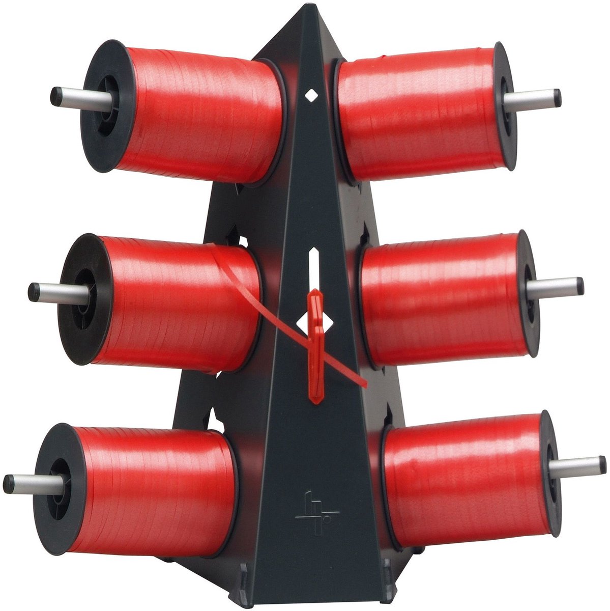 Krullinthouder voor 6-8 rollen, Tafelmodel / Wandmodel Dispenser incl. mes – Dispenser voor krullint