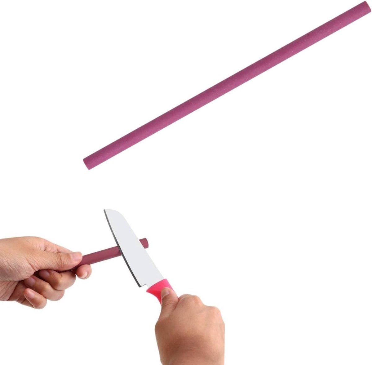 SnelShoppen - 3000 Grits Slijpsteen Staaf, Ruby Whetstone Voor Het Slijpen van Keuken Gereedschappen/ Messen/ Scharen/ Snijgereedschap/ Scheermes (#4)
