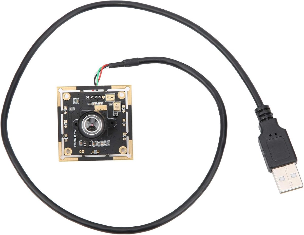 SnelShoppen - USB Camera Module HBVCAM-F20216HD V22 Breedhoek Webcam 92° 1080P met Microfoon voor XP/Win7/Win8/Win10/OS X/Linux, Handige Plug-and-Play