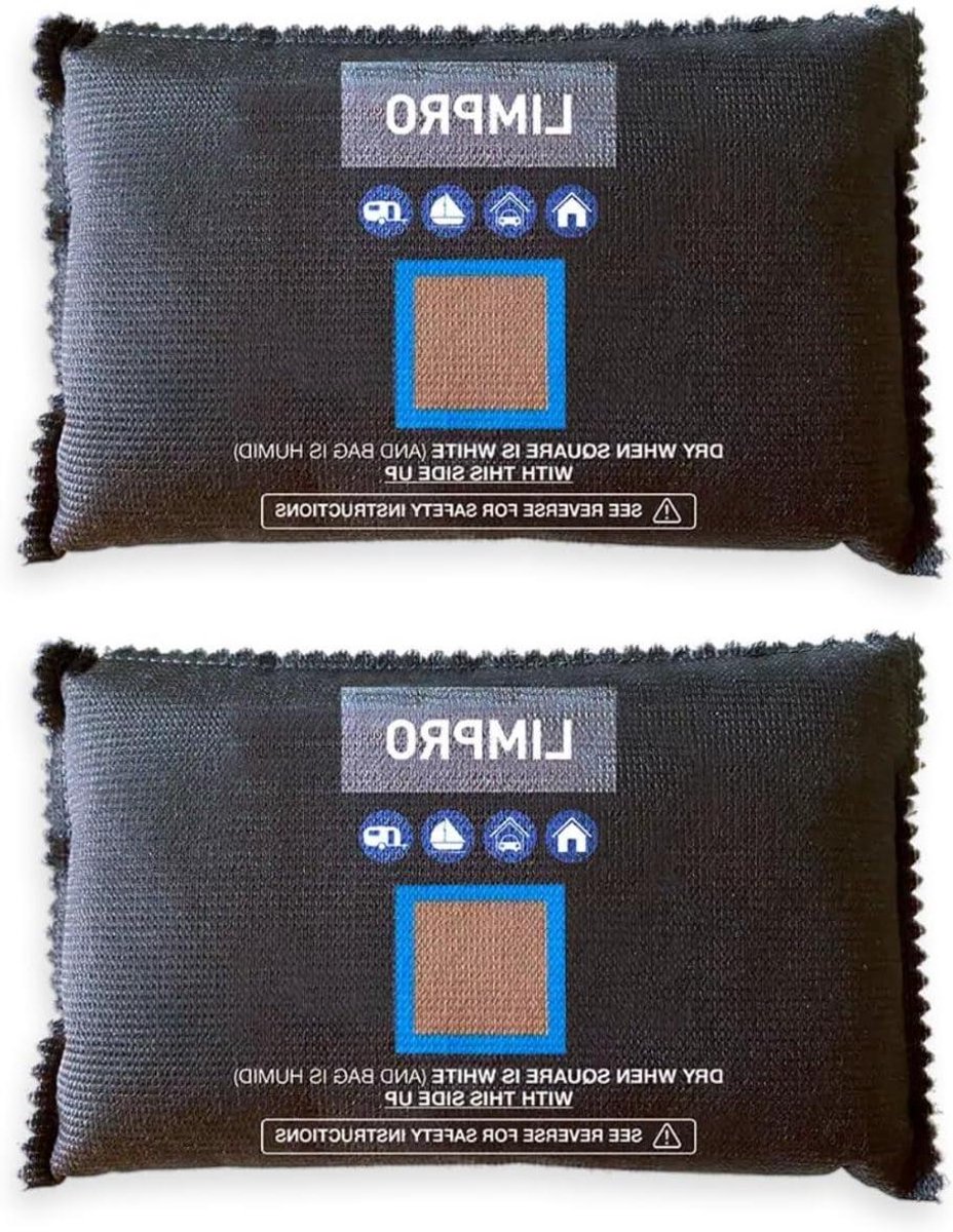 Vochtvreter Set - Auto Ontvochtiger - Condens Bestrijden - Herbruikbaar Magnetron - 2 Stuks 400g - Grijs