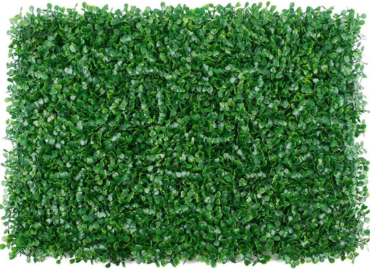SnelShoppen - 40x60cm Kunststof Buxus Panels Uitschuifbare Schutting Privacy Scherm UV Beschermd Wand Schutting voor Tuin, Balkon, Feestdecoratie