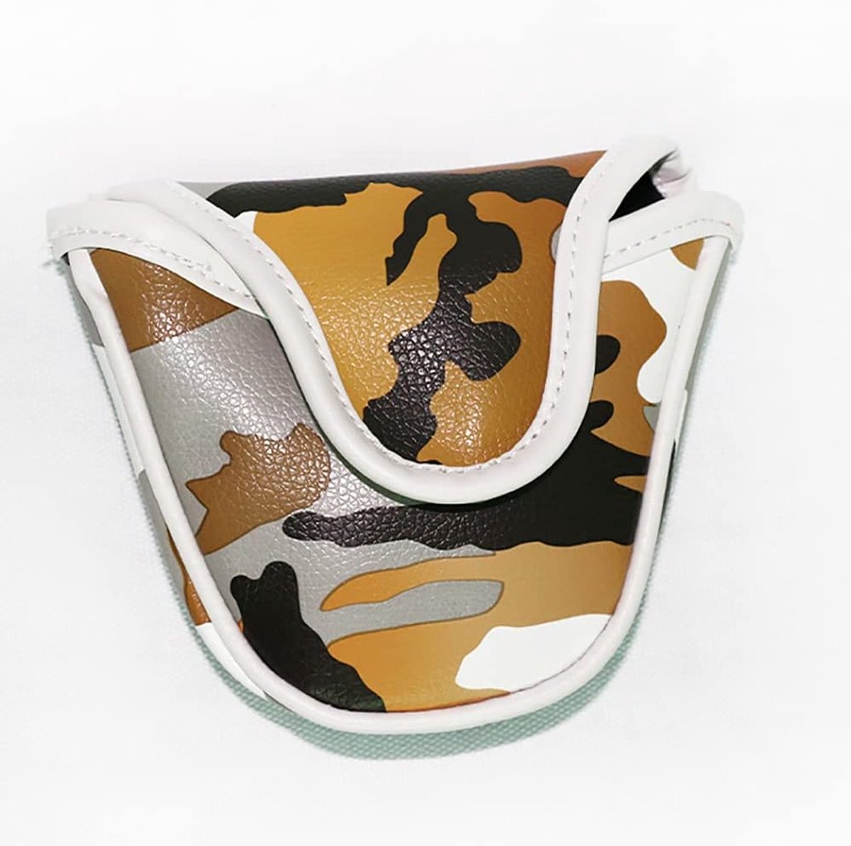 SnelShoppen - Golf Putter Headcovers - Camouflage Beschermhoes voor Golfclubs - PU Golf Putter Hoes - Grote Halve Cirkel - Geschikt voor de meeste Gol