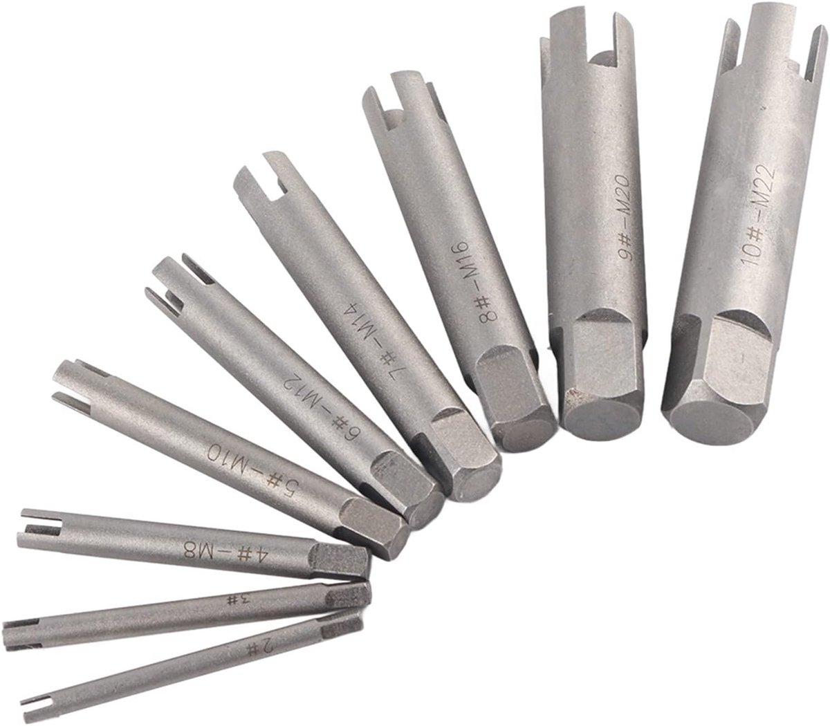 SnelShoppen - Broken high-speed steel schroeftractor set - 9-delige set voor het verwijderen van versleten, verroeste, gebroken of gecorrodeerde schro