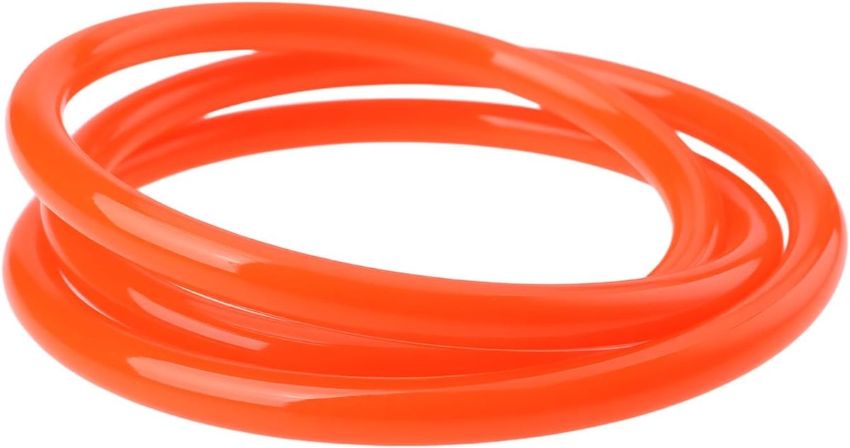 SnelShoppen - Droger Ventilator Riem Polyurethaan 718 x 6,35 mm Compatibel met Panda Mini Compact Droger - Oranje - Vervangingsonderdeel voor Droger -