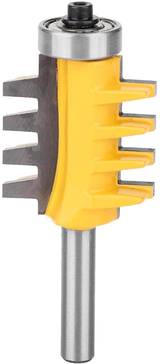 SnelShoppen - 8mm Schacht Vingerverbinder Freesbit HSS Anti-Roest Snijgereedschap voor Graveermachine Houtbewerking en Frezen