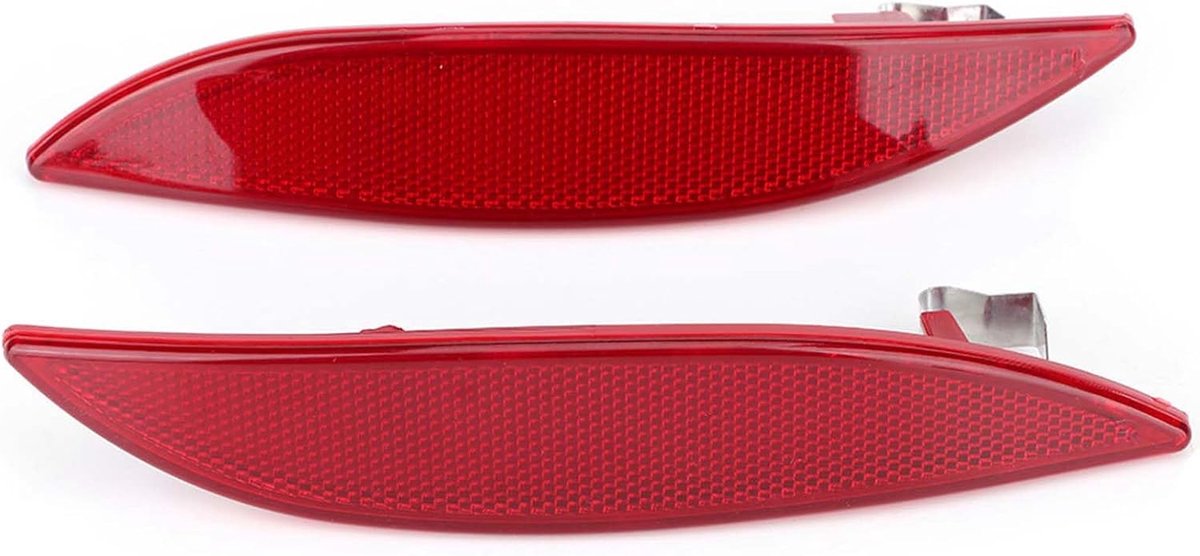 SnelShoppen - Bumper Reflector Auto Waarschuwingslicht ABS Achterstrip 265600004R Auto Accessoire - Eenvoudig te Gebruik, Hoge Zichtbaarheid, Duurzaam
