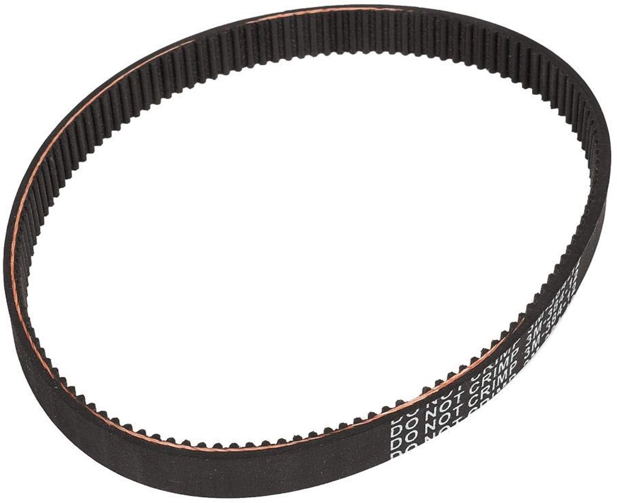 SnelShoppen - Motorfiets V-riem 384-12, Synchrone Motorfietsaccessoires, Hoge Kwaliteit, Zwart, Duurzaam en Elastisch