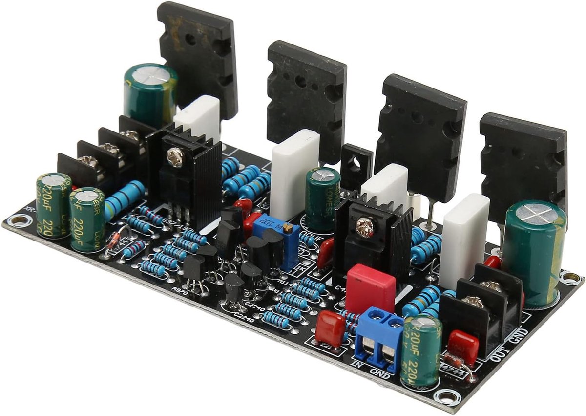 SnelShoppen - 200W Mono Power Amplifier Board, HiFi Digitale Versterker Module voor Luidspreker Subwoofer Audio Systeem met A1943 C5200