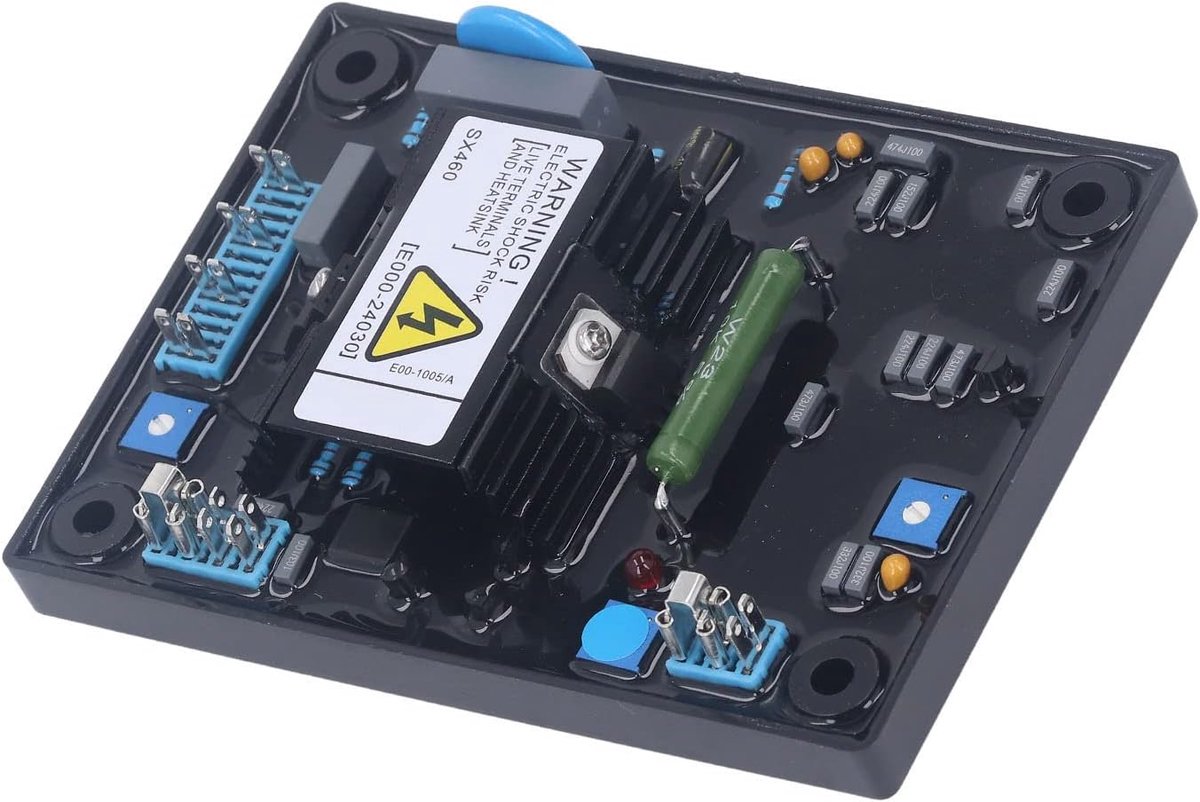 SnelShoppen - AVR PCB Automatische Spanning Regulator SX460 voor Motor, 190-264V AC Ingang, 90V DC Uitgang, 4A Continue Stroom, Thyristor Type