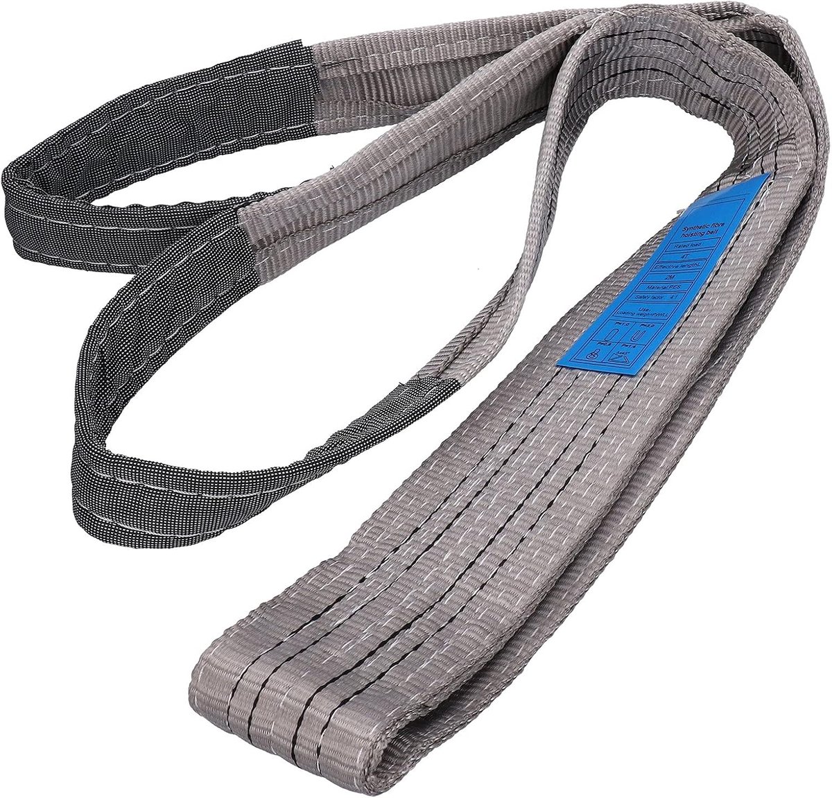 SnelShoppen - Lifting Belt Lifting Strap 4T Stevige Flat Dikke PES Band Hoge Sterkte voor Transport 3m (9.84ft)