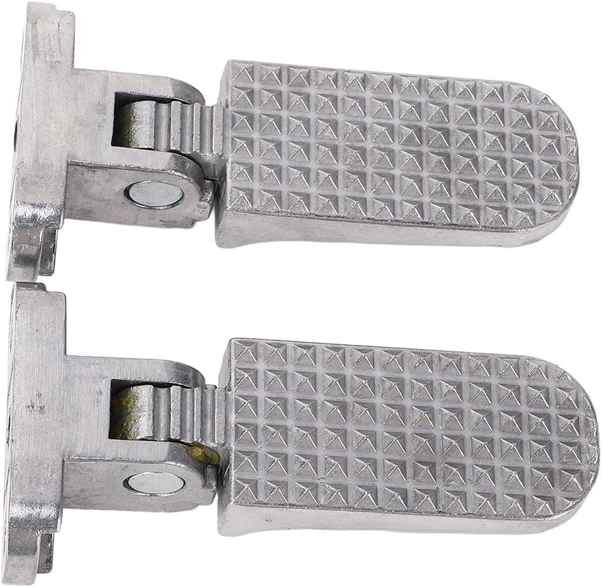 SnelShoppen - Vouwbare Voetsteunen voor Motoren - Aluminium Legger Voetsteunen Pedalen - Ruimtebesparende Anti-slip Duurzame Voetsteunen voor Elektris