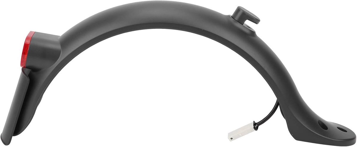 SnelShoppen - Achterspatbord Elektrische Scooter M365 Pro 2 - ABS + PC Achter Mudguard met Achterlicht - Duurzaam en Slijtvast - Eenvoudig te Installe