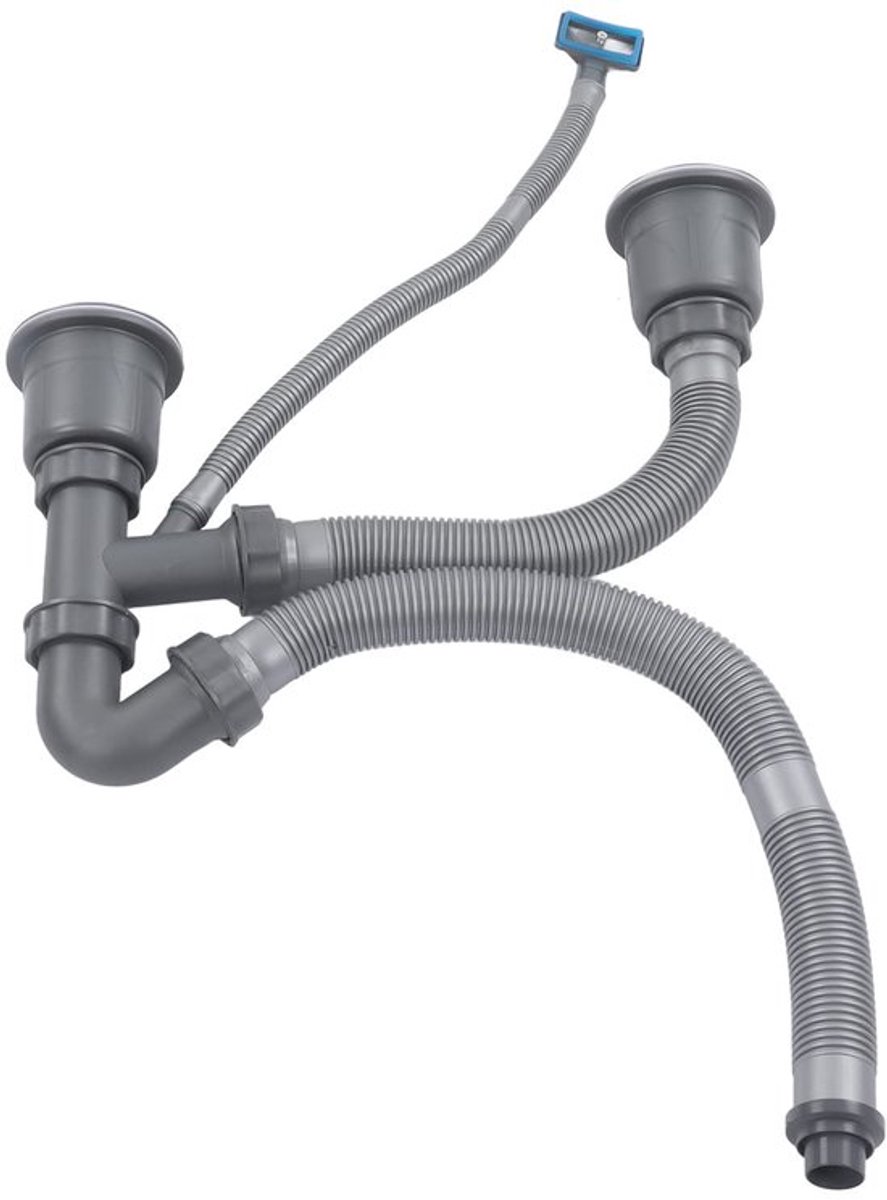 SPHProducts - Universele afvoerset - Dubbele slangafvoerset - Snelle