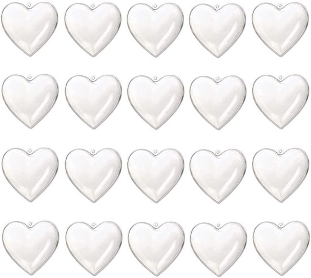Hart Ballen DIY Decoratie Transparant