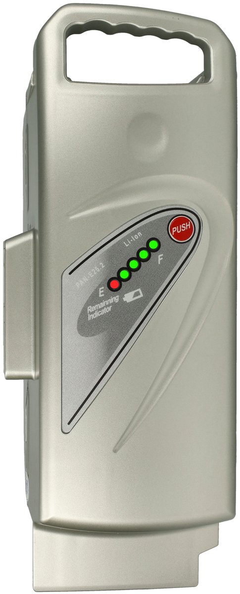 vhbw-accu compatibel met Kettler Twin Center LCD PLUS NX8, Front NX8, Center NX7 e-bike (13,2 Ah, 25,2 V, Li-ion) - Grijs