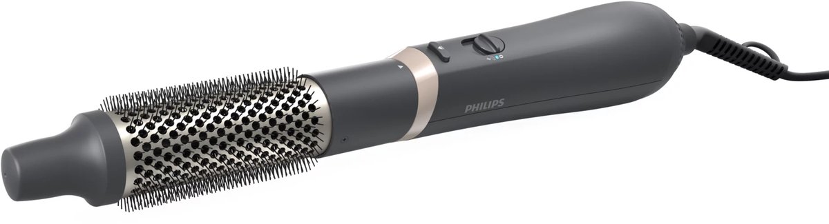 Philips 3000 Serie BHA301/00 - Airstyler - Warmeluchtborstel - 3 opzetstukken - 800W - Zwart