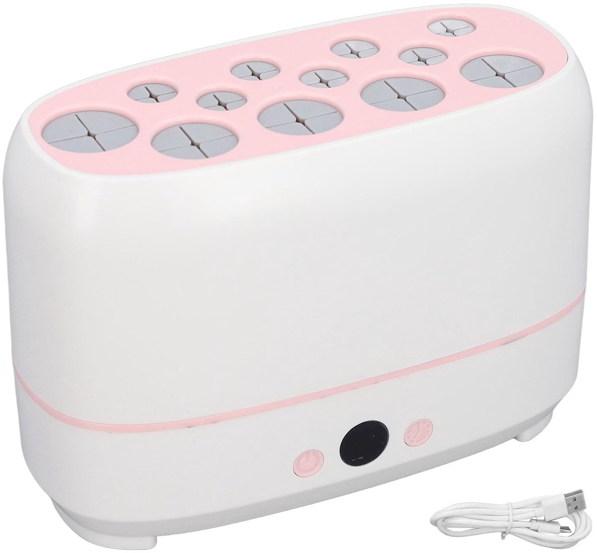 Dailygoods - Make-upborsteldroger - Sneldrogend - Multifunctioneel - Elektrisch - Cosmetische Borsteldroger - Voor make-upliefhebbers - Compact formaat