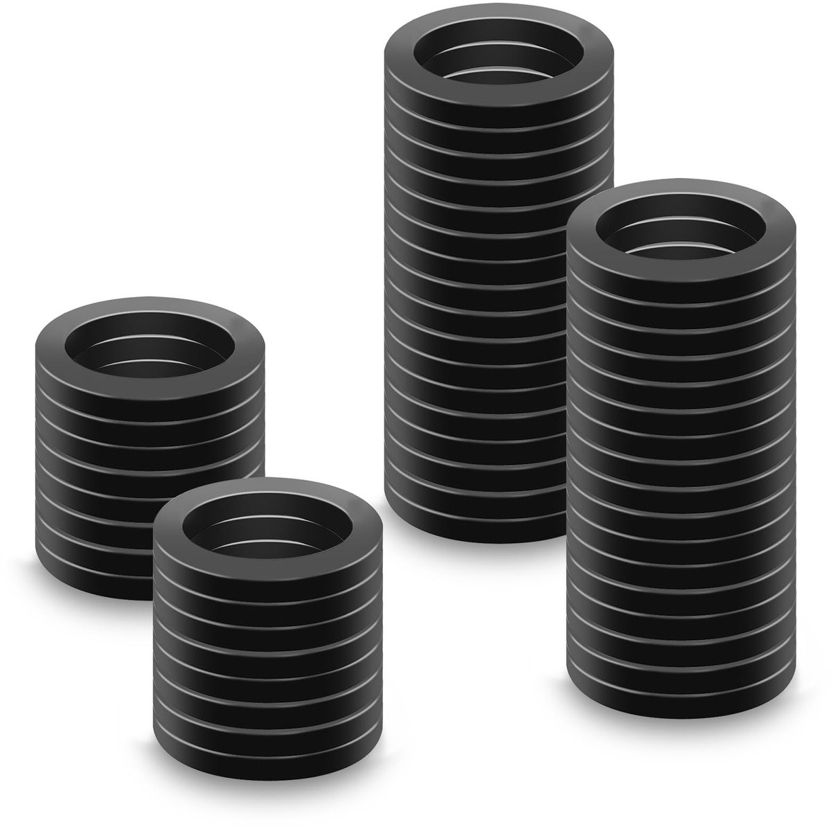 Dailygoods- O-ringen set 50 stuks - rubberen afdichtringen - waterdicht - hittebestendig - corrosiebestendig - binnendiameter 21 mm