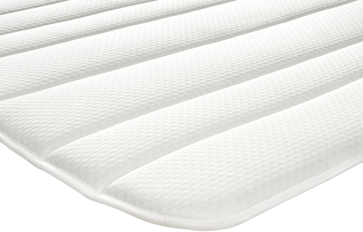 Dailygoods- Matrasoplegger Gewatteerd - Gelschuimkern - Öko-Tex Gecertificeerd - 100 x 200 cm - Hoogwaardig Slaapcomfort - Huidvriendelijke Microvezel - Matras Topper