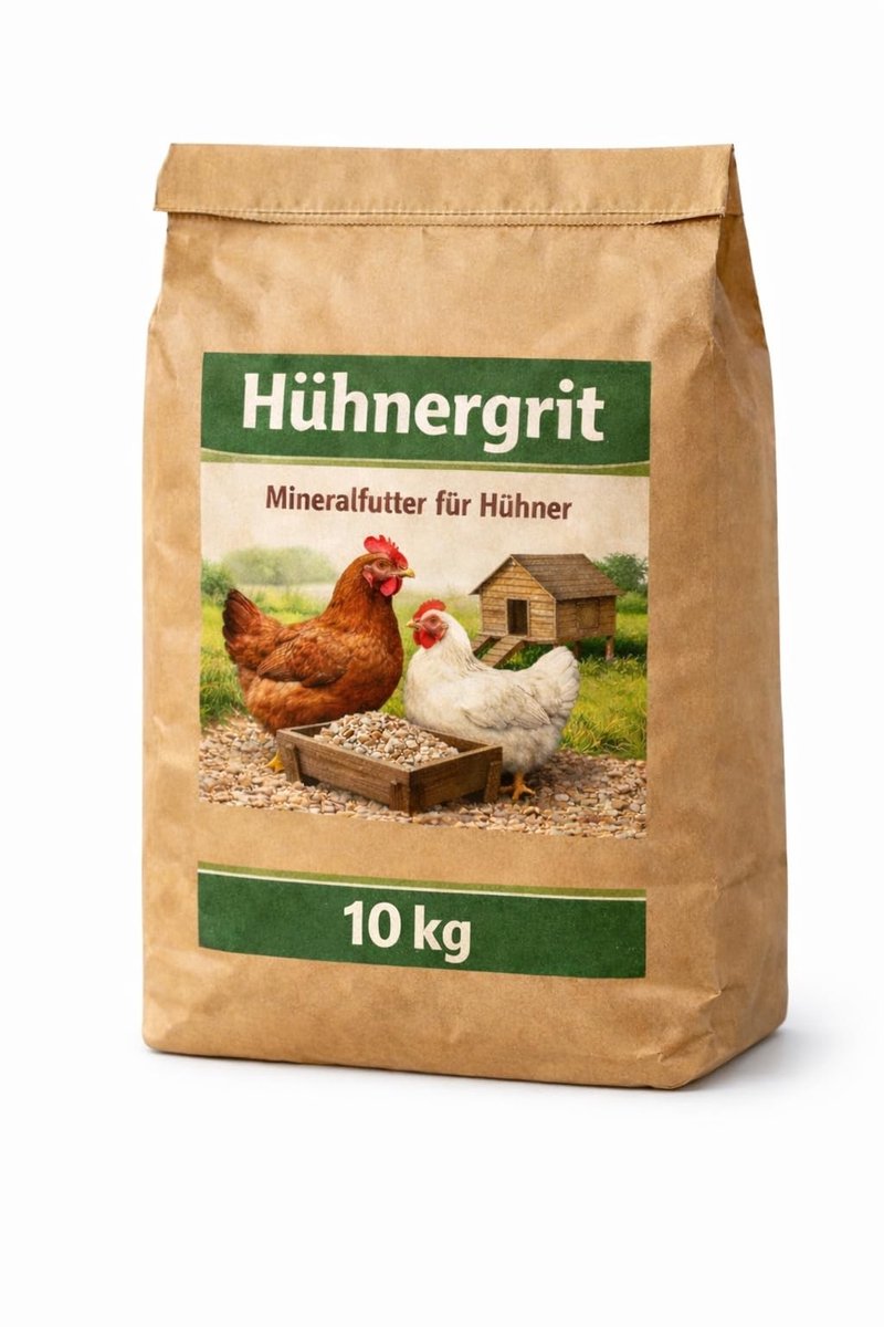 Dailygoods - 10 kg Schelpgrit voor Kippen - Natuurlijke Voederkalk Rijk aan Calcium