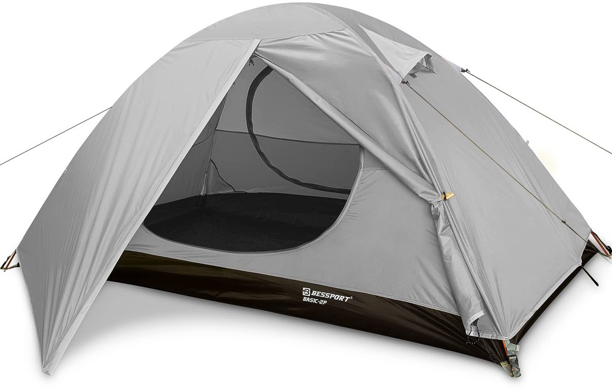 Dailygoods- Tentzeil Waterdicht - Tarp 210D - Grondzeil met Draagtas - Compacte Opbergtas - Voor 1-4 Personen - Ultralicht 2,6 kg - Kamptent
