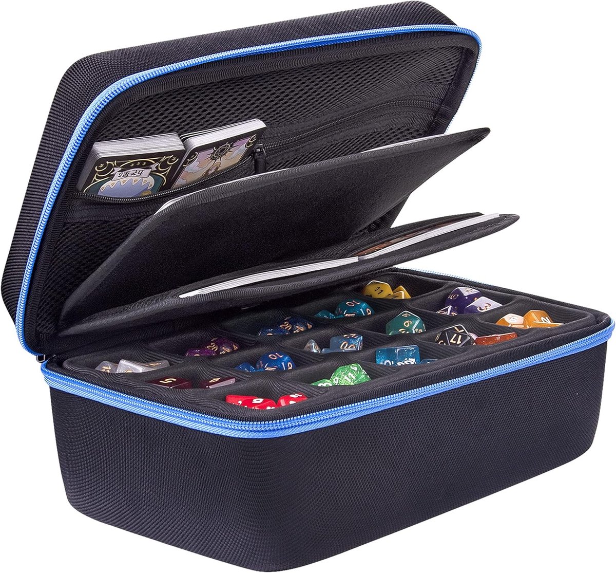 Dobbelstenen etui compatibel met DND-dobbelspel, bordspel, dobbelstenen box en dobbelstenen, DND-organizer