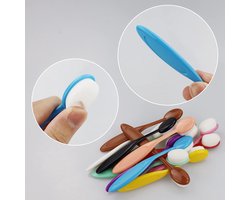 Blending Brushes Ovale penseel, knutselkwastenset voor schilderen, 12 stuks ambachtelijke inktpenselen, kleurrijke verfmengkwastenset voor…