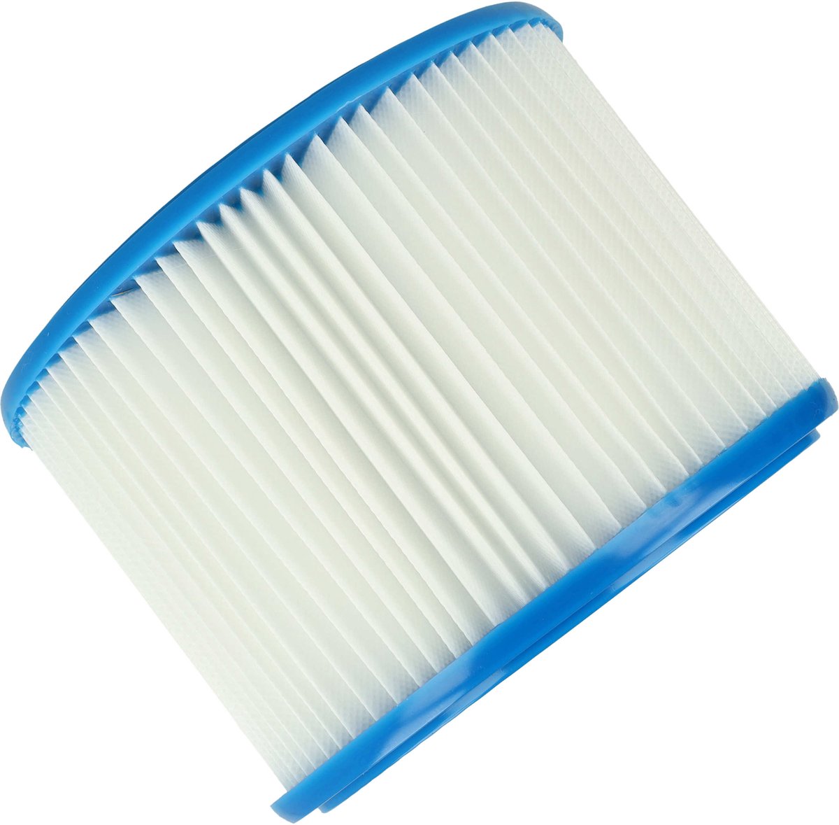 vhbw geplooid vervangingsfilter voor Bosch 2607432024 stofzuigers - cartridgefilter blauw wit