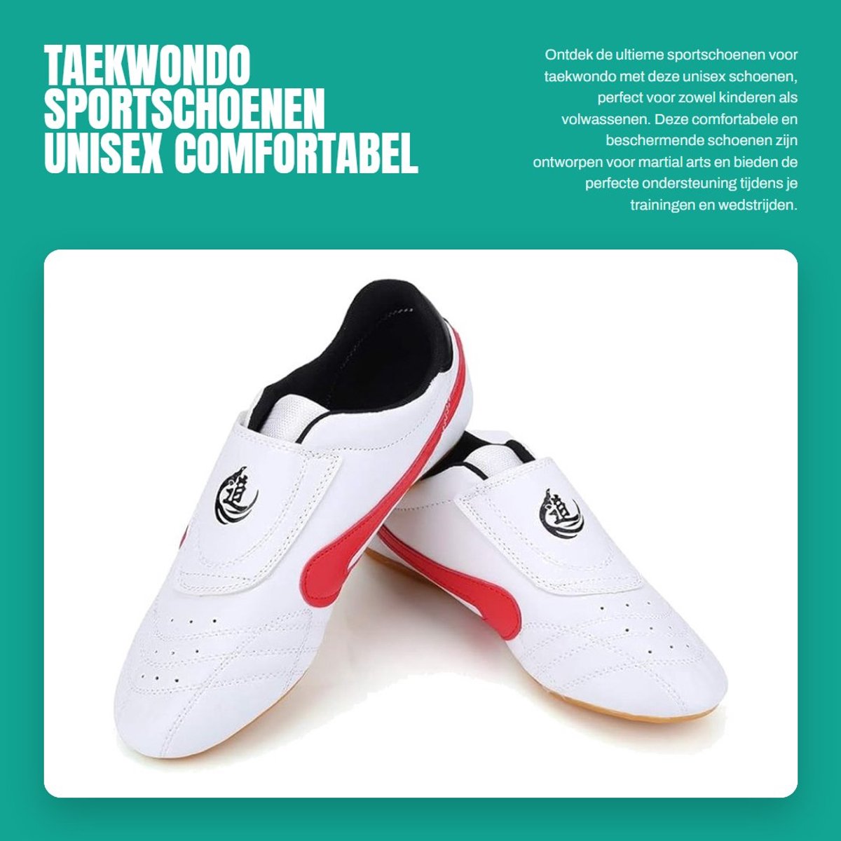 Dailygoods - Taekwondo Sportschoenen - Unisex - Comfortabel en beschermend - 30 / 195 mm - Ideaal voor martial arts - Geschikt voor kinderen en volwas...