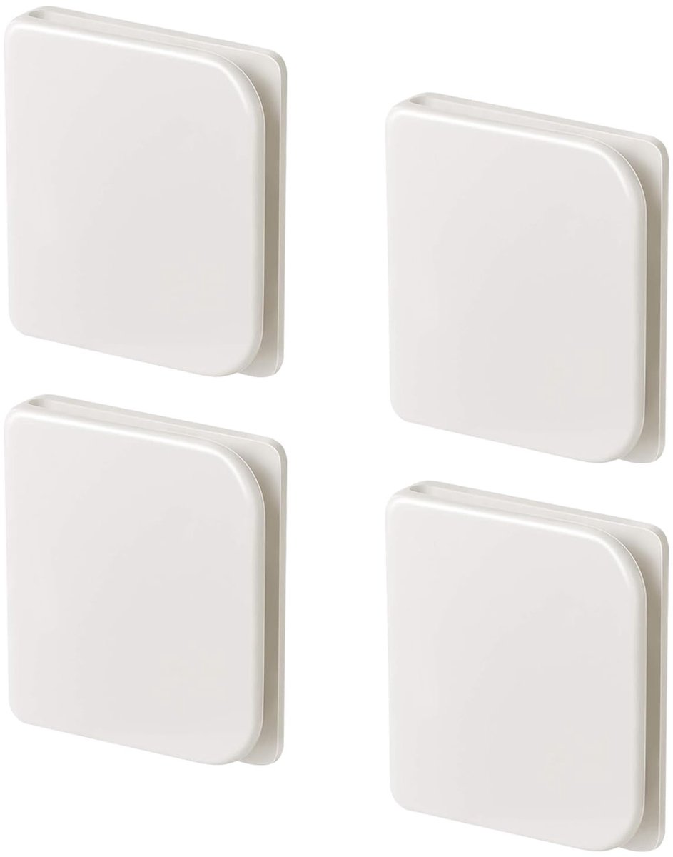 Dailygoods- Douchegordijnclips Zelfklevend - Winddichte Klemmen - Spatwaterdicht - Duurzaam - Lichtgewicht - Geschikt voor Meerdere Toepassingen - Gordijnklemmen
