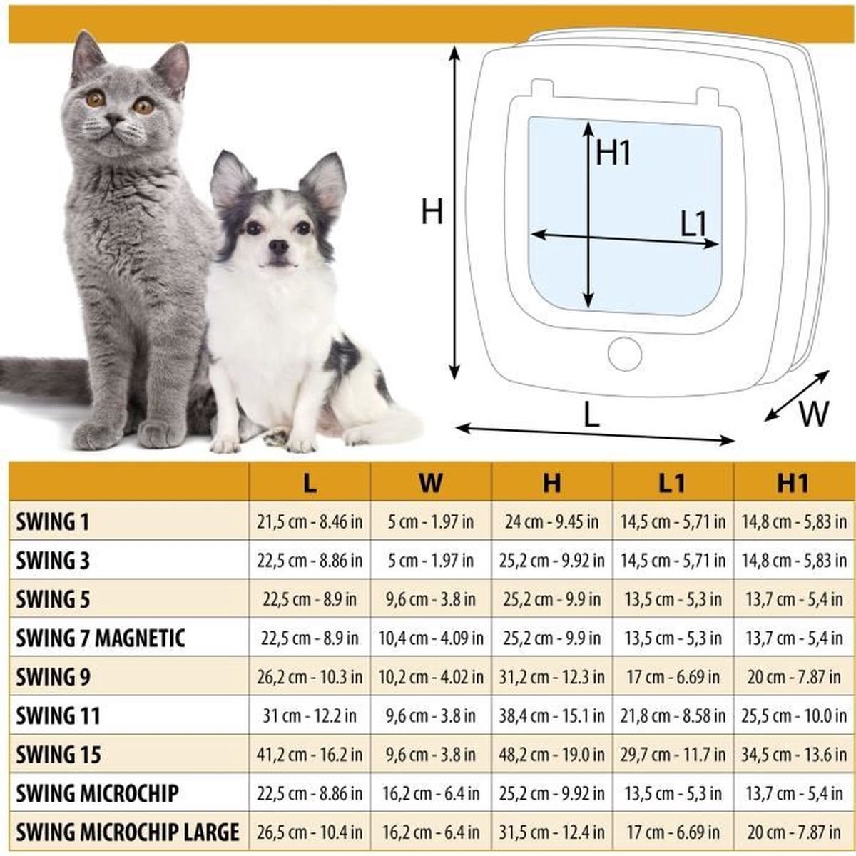 Ferplast Kattenluik Swing - Kattenluik - 22.5x16.2x25.2 cm Grijs thumbnail 4