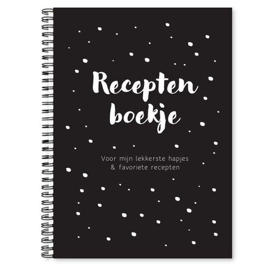Fyllbooks Receptenboekje - Zwart
