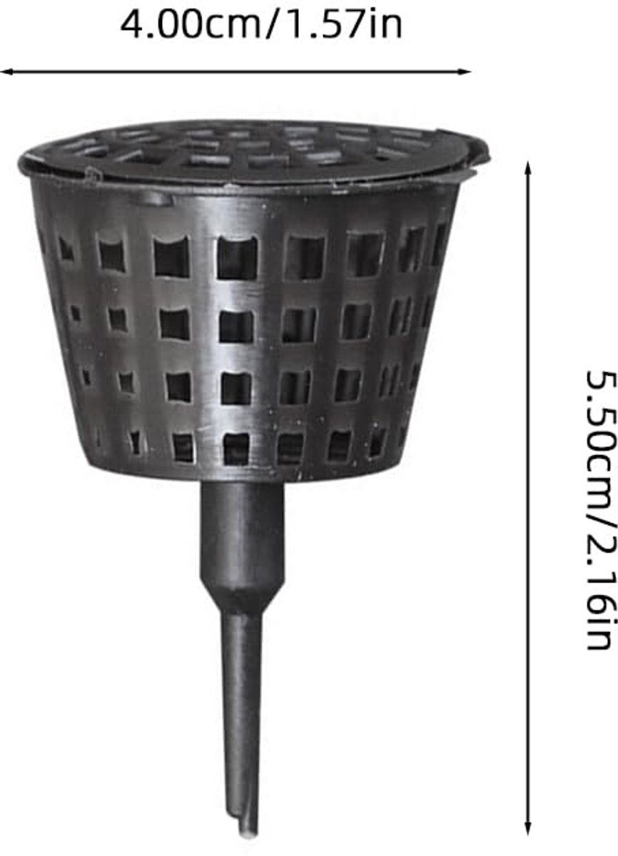 20 stuks plastic mestbox Bonsai mestkorven deksel mand bonsai gereedschap Draagbare gereedschap tuinvoedingsbeker voor landbouw tuinbeplanting